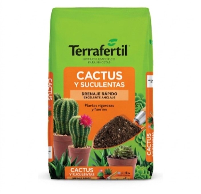 Sustrato Terrafértil Cactus y Suculentas (5 Lt)